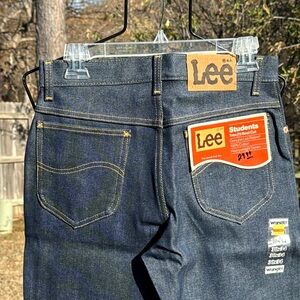 NOS Vintage Lee Rider Student Trim Fit Boot Cut Jeans 30x34 USA Deadstock